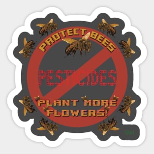 Protect Bees Sticker